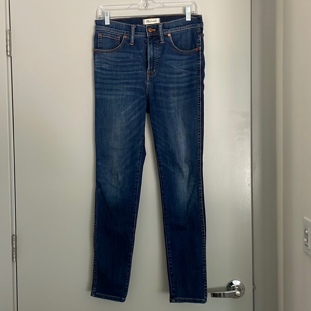 Madewell 10” High Rise Skinny Jeans, size 28